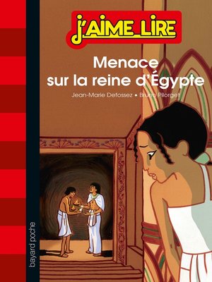 cover image of Menace sur la reine d'Égypte